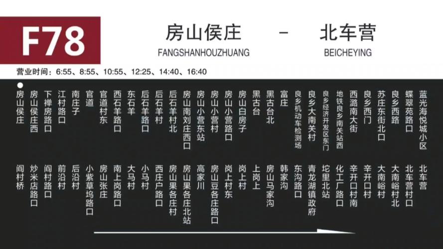 北京78路公交车路线