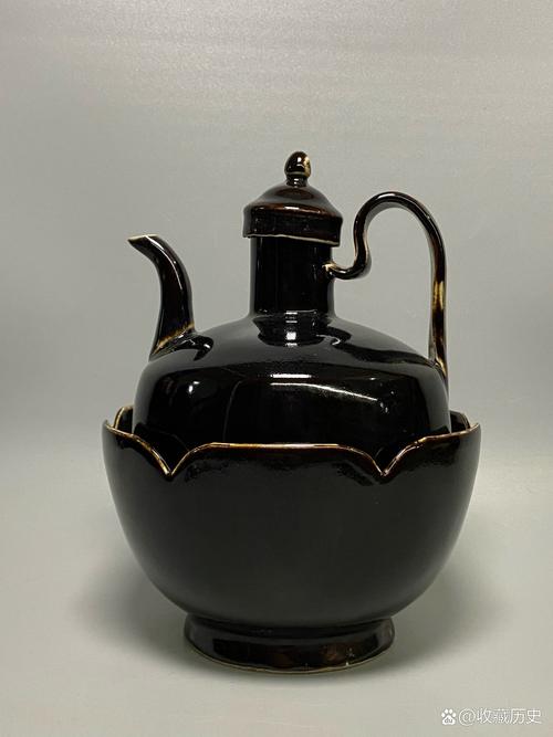 元代定窑黑釉瓷器图片