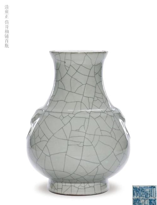 清雍正仿哥窑瓷器图片