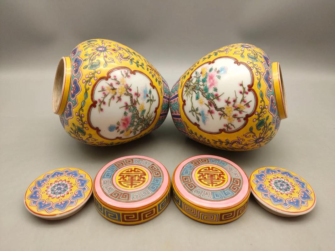 清雍正珐琅彩描金瓷器