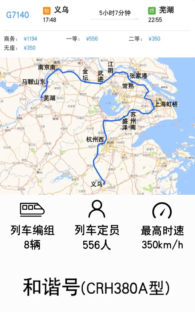 上海至义乌高铁时刻表