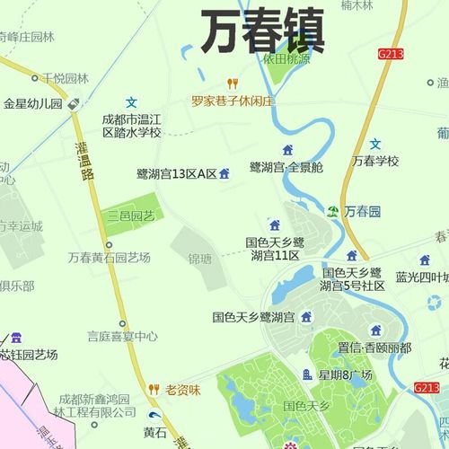 四川省成都温江区地图