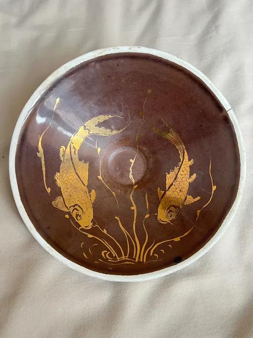 宋代定窑描金瓷器图片