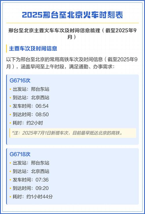 成都到刑台火车时刻表