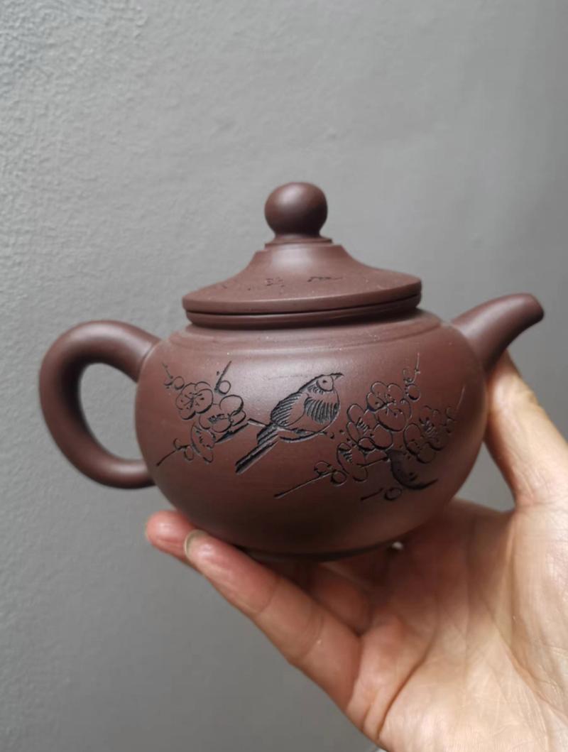 施小马紫砂壶底款图片