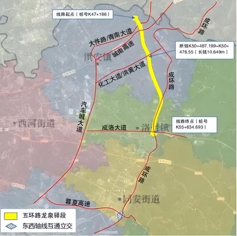 成都五环路规划青白江