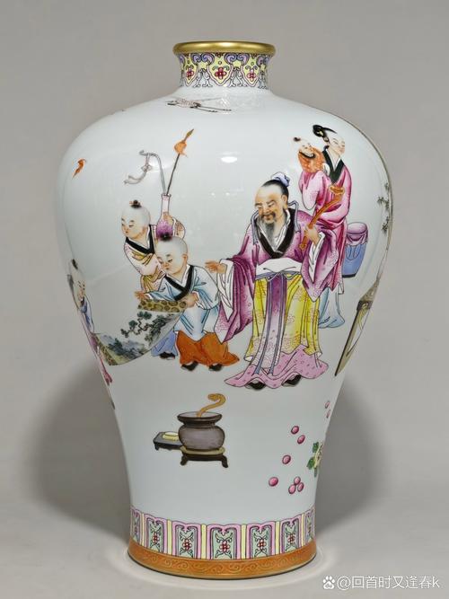乾隆粉彩人物瓷器图片