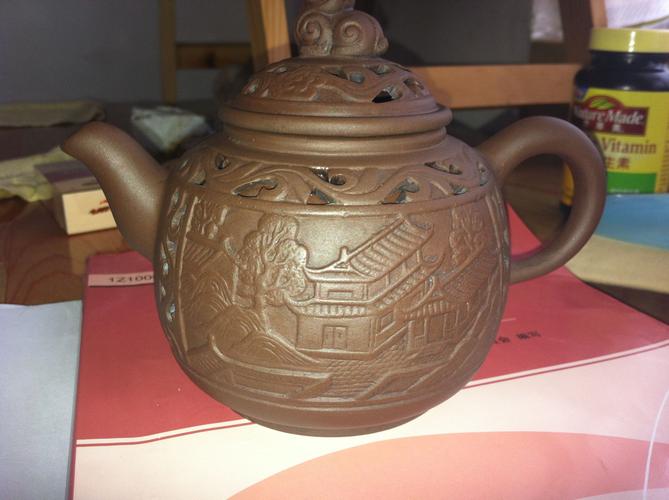 现代仿盛记紫砂壶图片