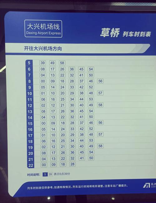 北京机场地铁运营时间