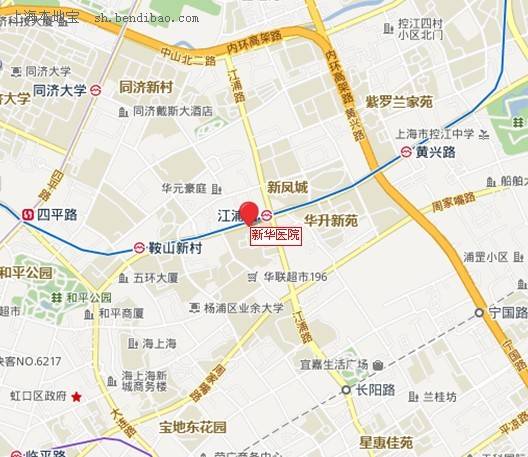 到上海新华医院怎么走