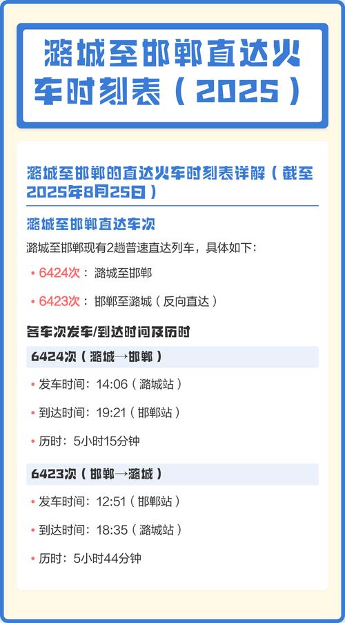 邯郸至成都火车时刻表