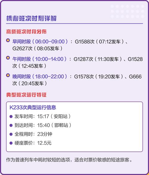 邯郸至成都火车时刻表