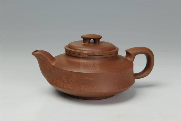 吴敏题字的紫砂壶图片