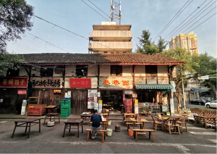 成都华西坝小妹一条街