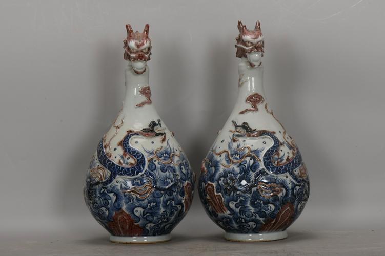 元代瓷器上的龙纹装饰